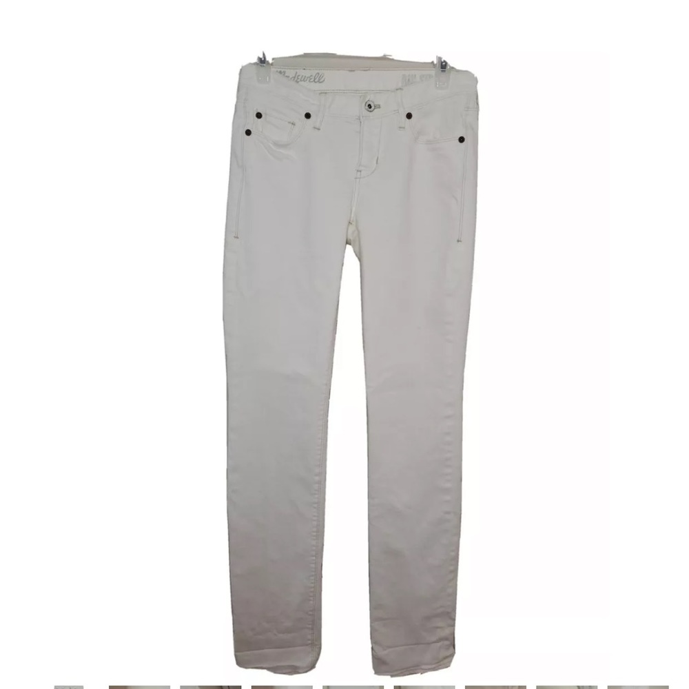 Madewell rail straight jeans white 26